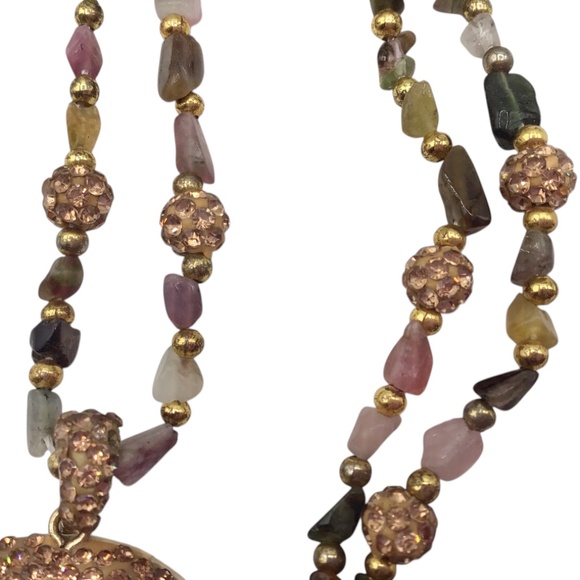 Handmade Druzy Gemstone Necklace – Sparkling Crystal Pendant, Boho Jewelry Gift - Picture 15 of 15